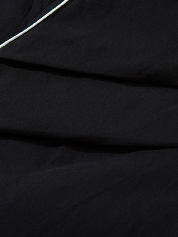 DCRB Y2K White Striped Sport Joggers