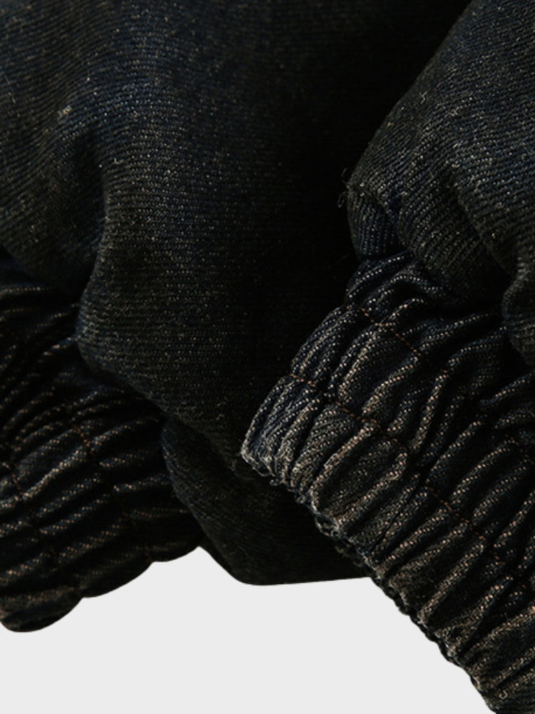 DCRB Washed Denim Fur Jacket