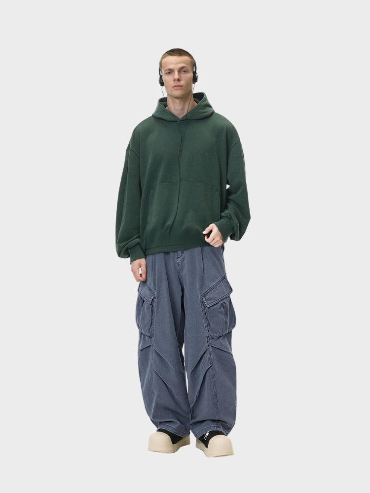 DCRB Oversized Wrinkled Cargo Denim