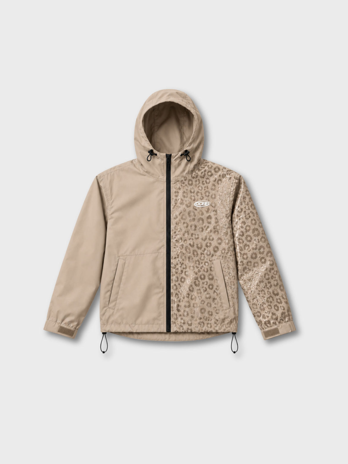 DCRB Black Water Reactive Cheetah Rain Jacket