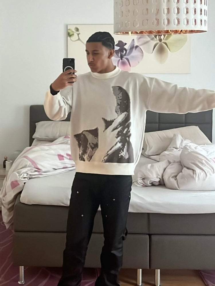 Suéter de malha Hidden Face Frank Ocean