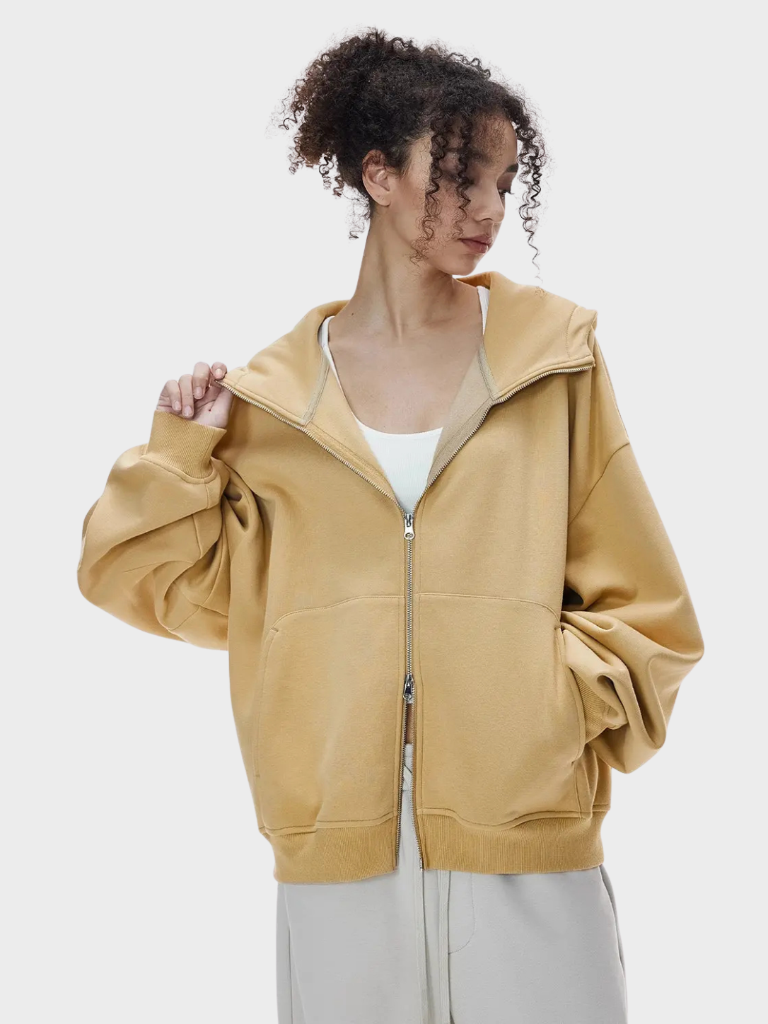 DCRB High Collar Fleece Zipper
