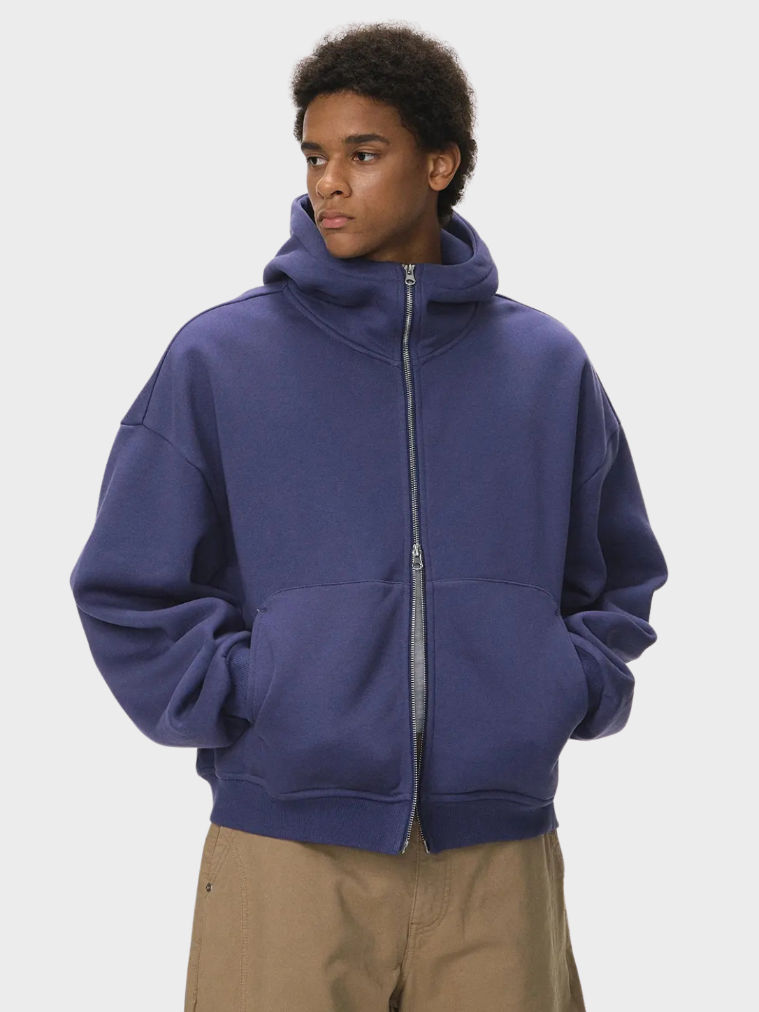 DCRB High Collar Fleece Zipper