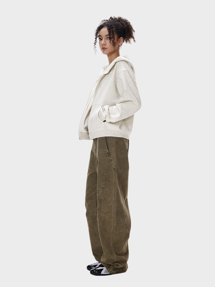 DCRB Boxy Fit Sweater with Zipper