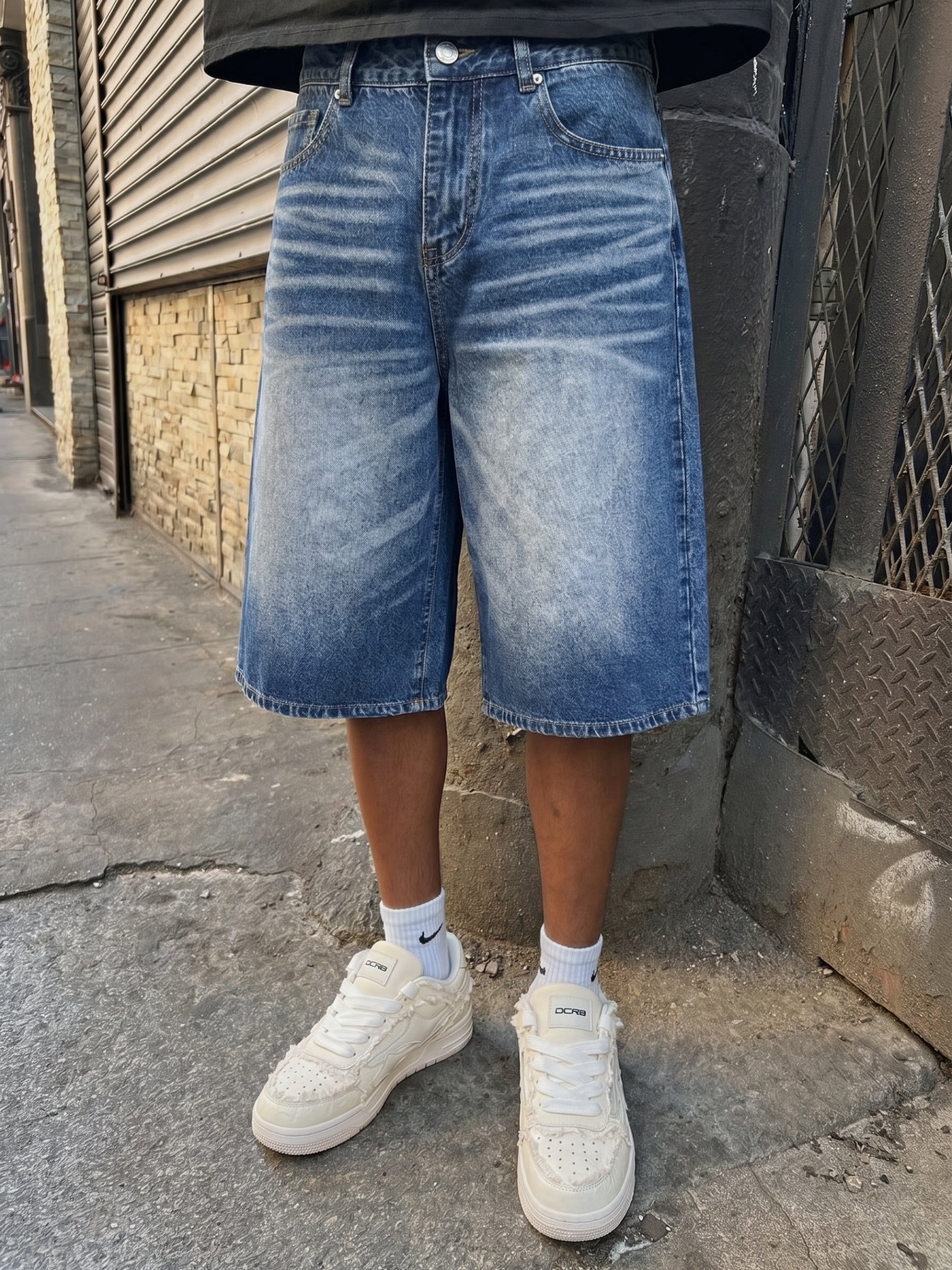 DCRB Washed Denim Jorts