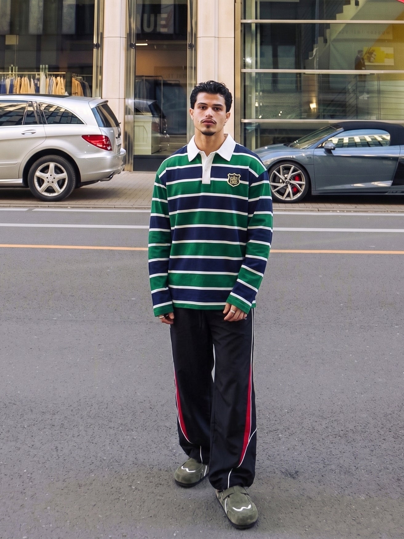 DCRB Oxford Longsleeve Polo