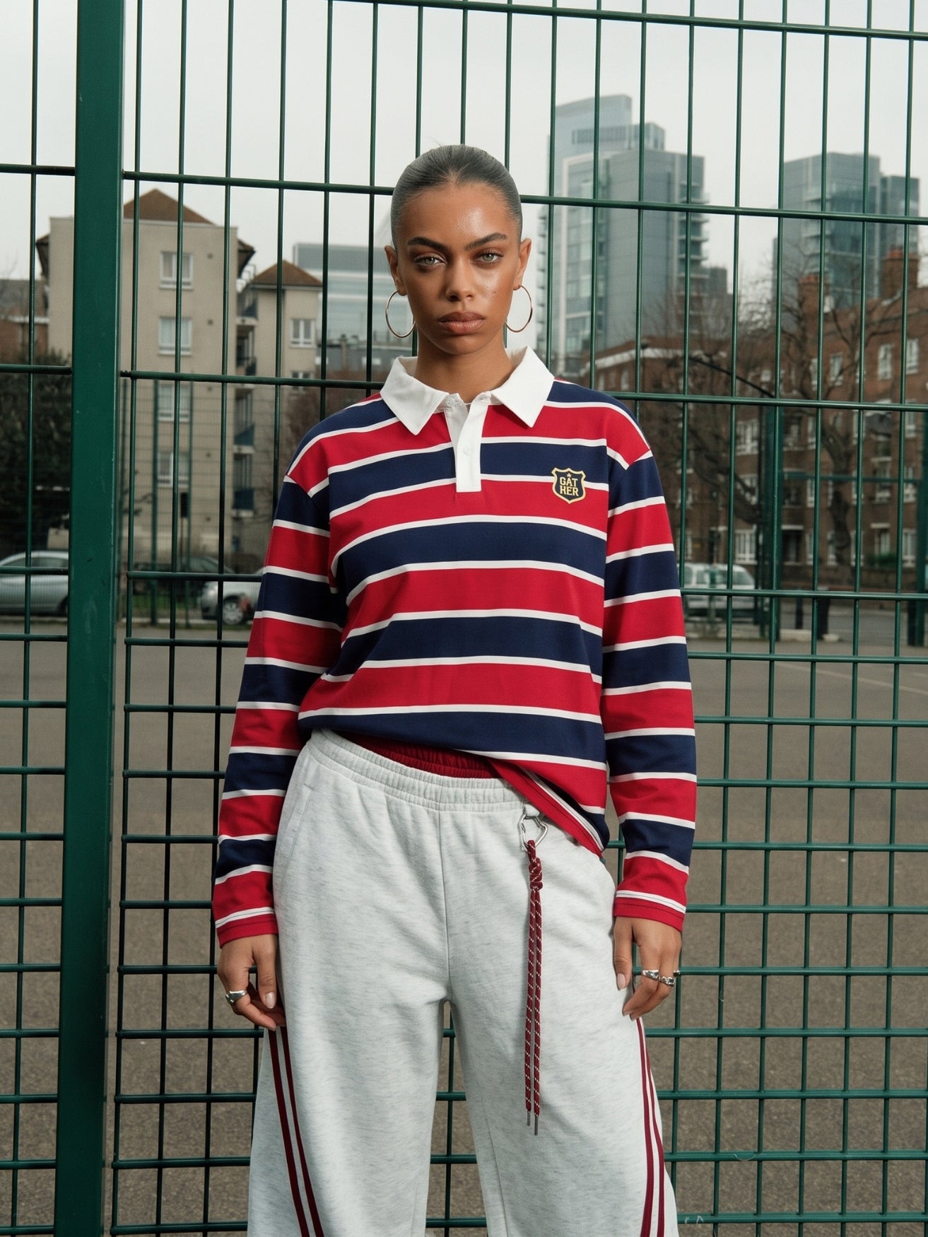 DCRB Oxford Longsleeve Polo