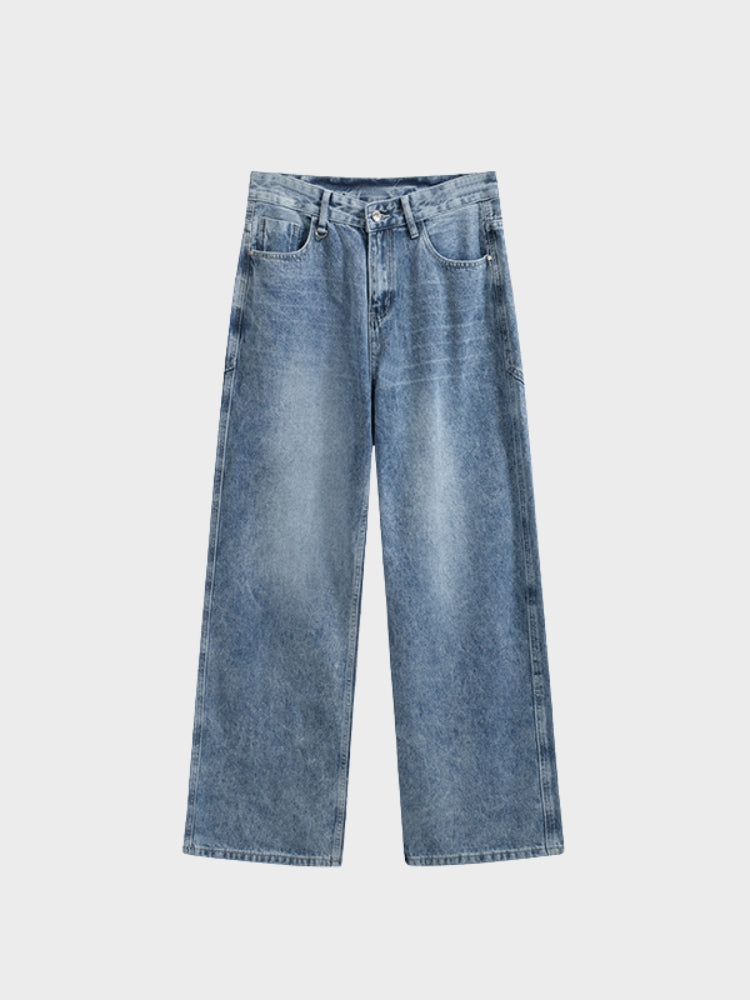 Calça Jeans Baggy DCRB - Cinza/Azul