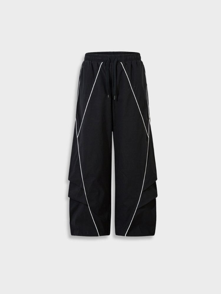 DCRB Y2K White Striped Sport Joggers