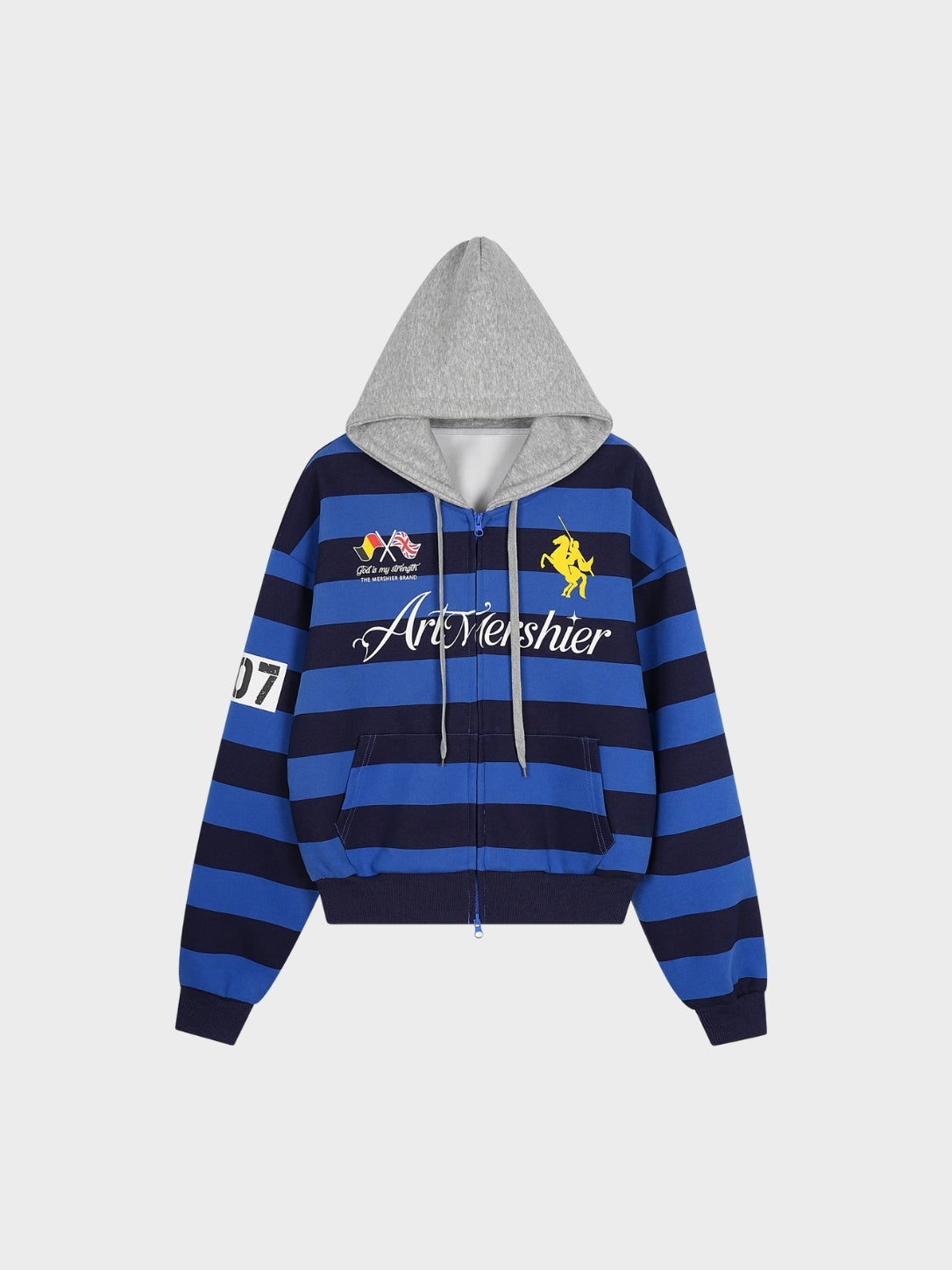 DCRB Striped Zip Hoodie