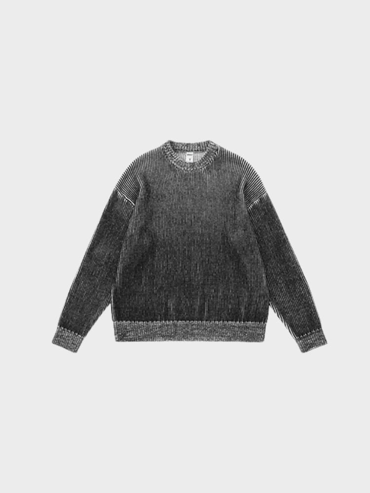 DCRB Two Tone Dark Knitted Sweater