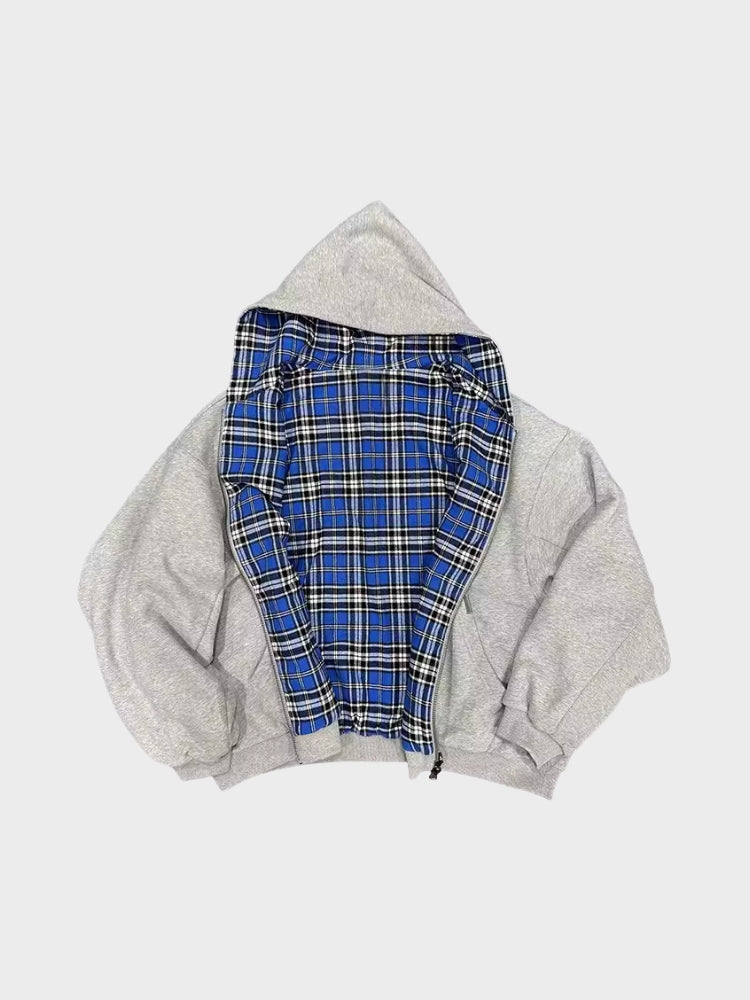 DCRB Inside Out Checkered Zipper