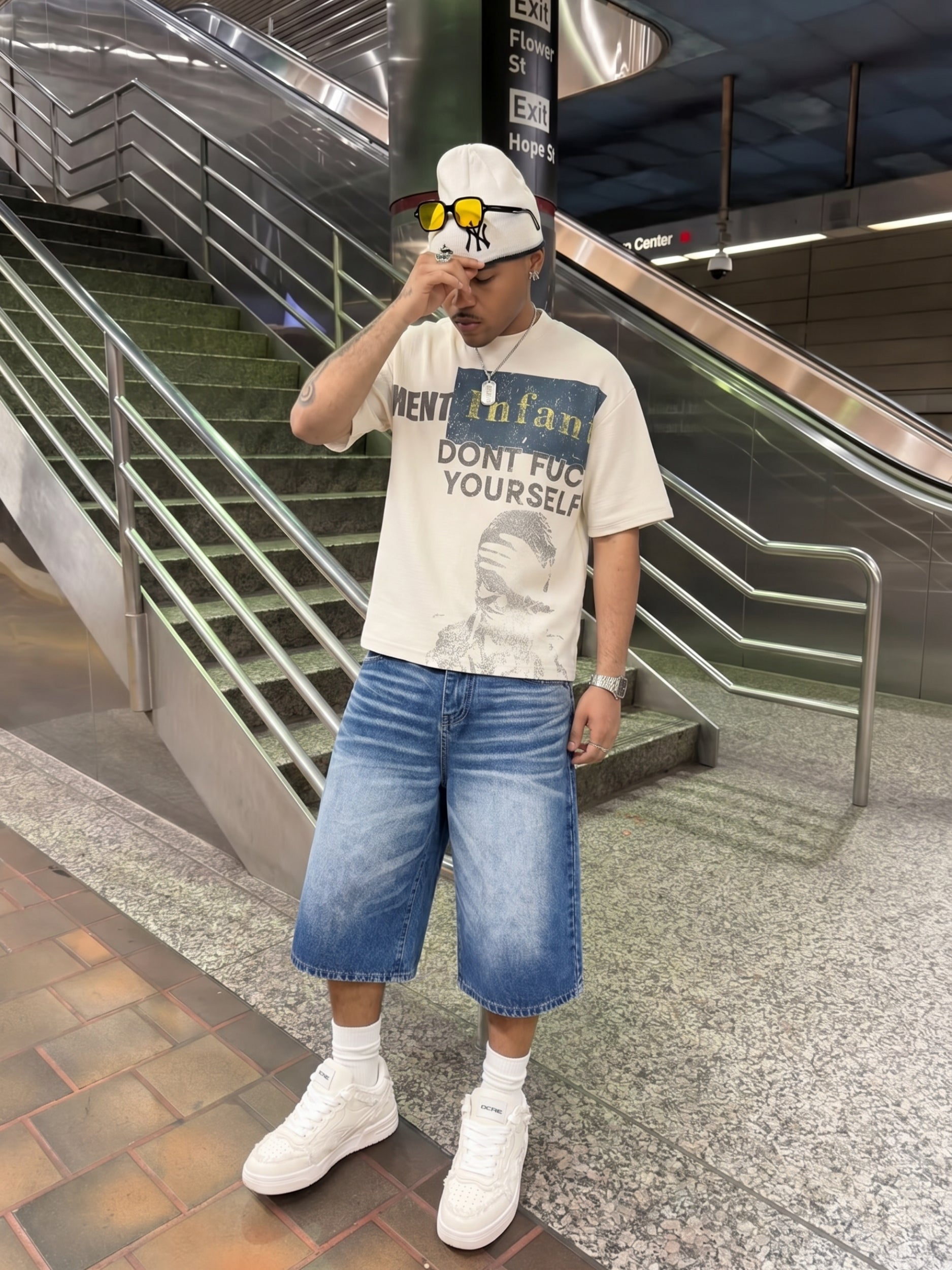 DCRB Washed Denim Jorts