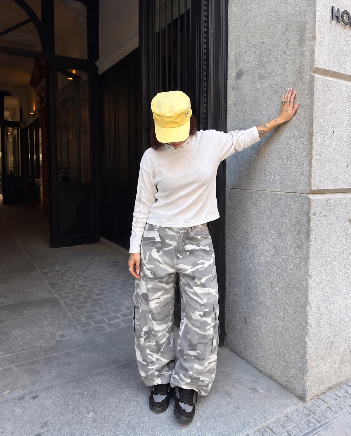 DCRB Grey Camo Cargo Denim