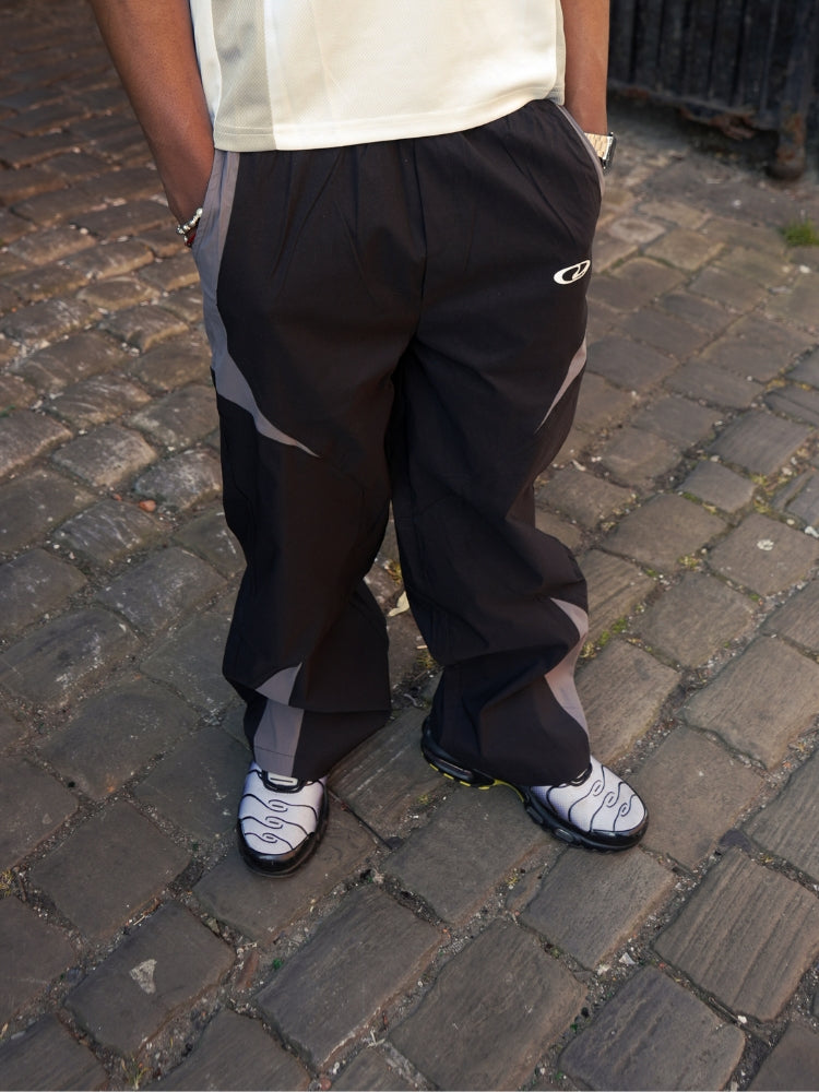 Calça de moletom esportiva Decarba vintage, versão Y2K