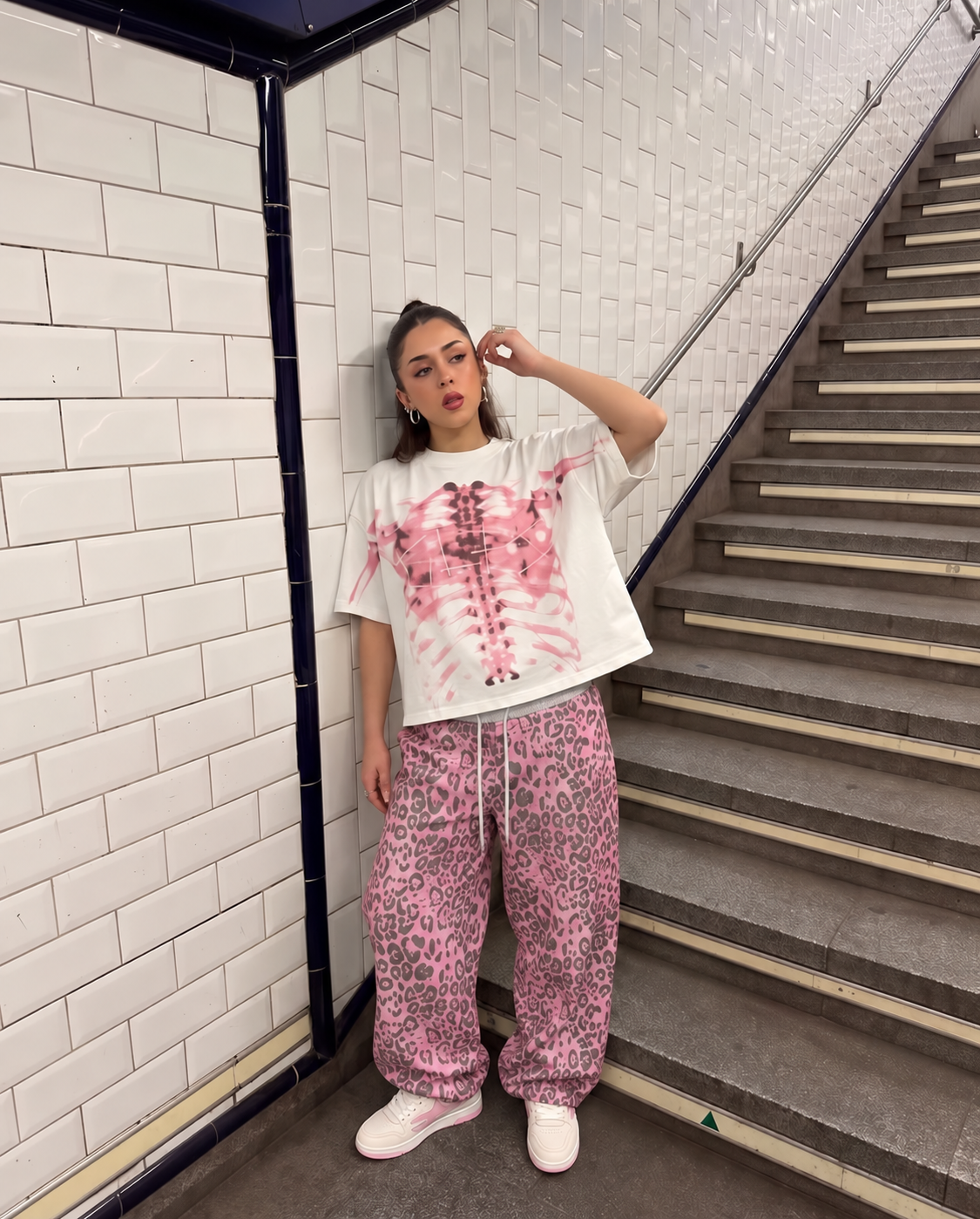 DCRB Pink Leopard Joggers
