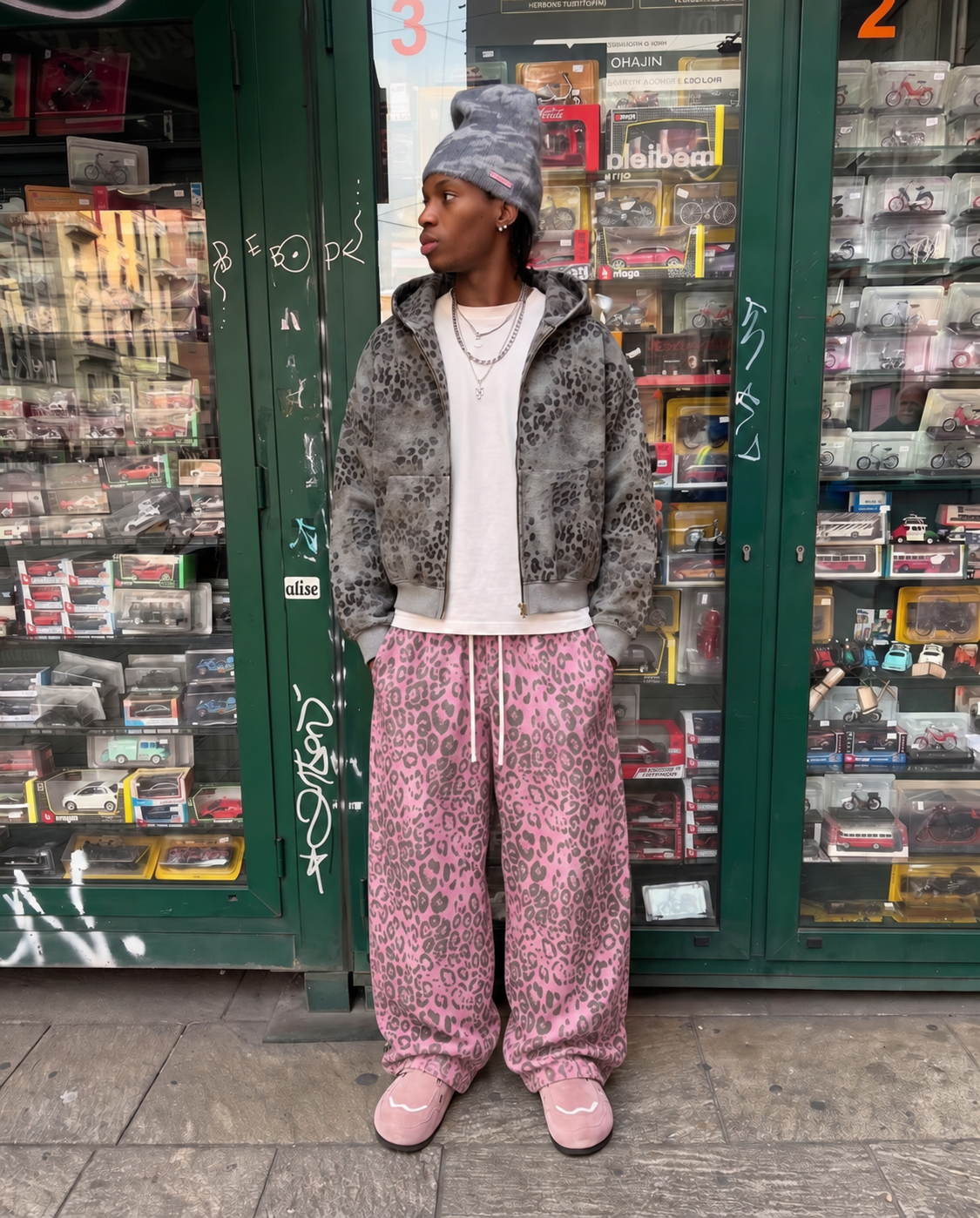 DCRB Pink Leopard Joggers