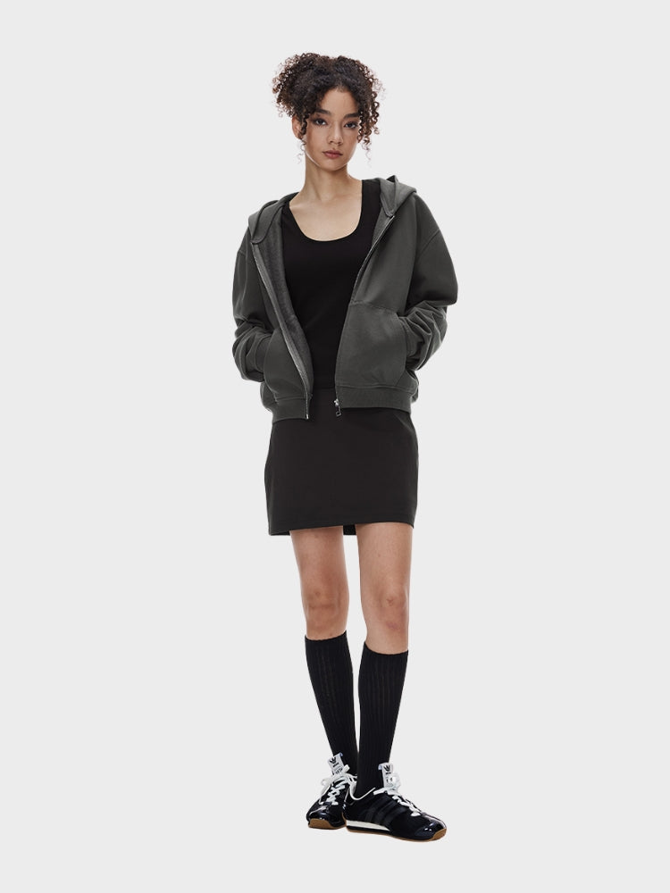 DCRB Boxy Fit Sweater with Zipper