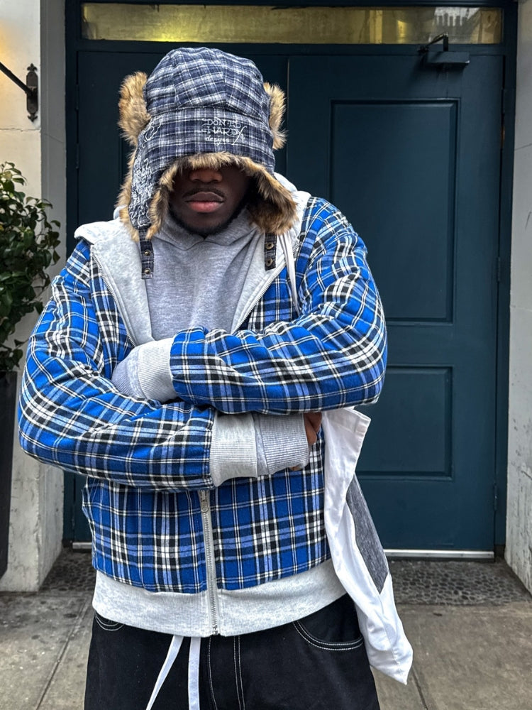 DCRB Inside Out Checkered Zipper