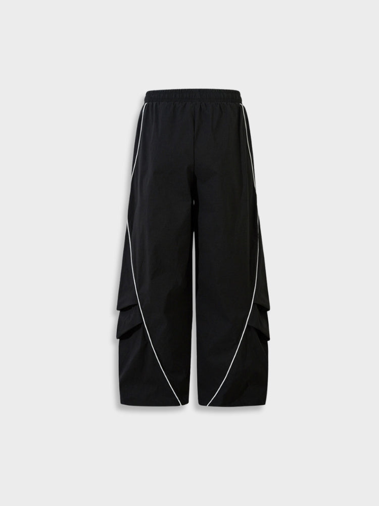 DCRB Y2K White Striped Sport Joggers