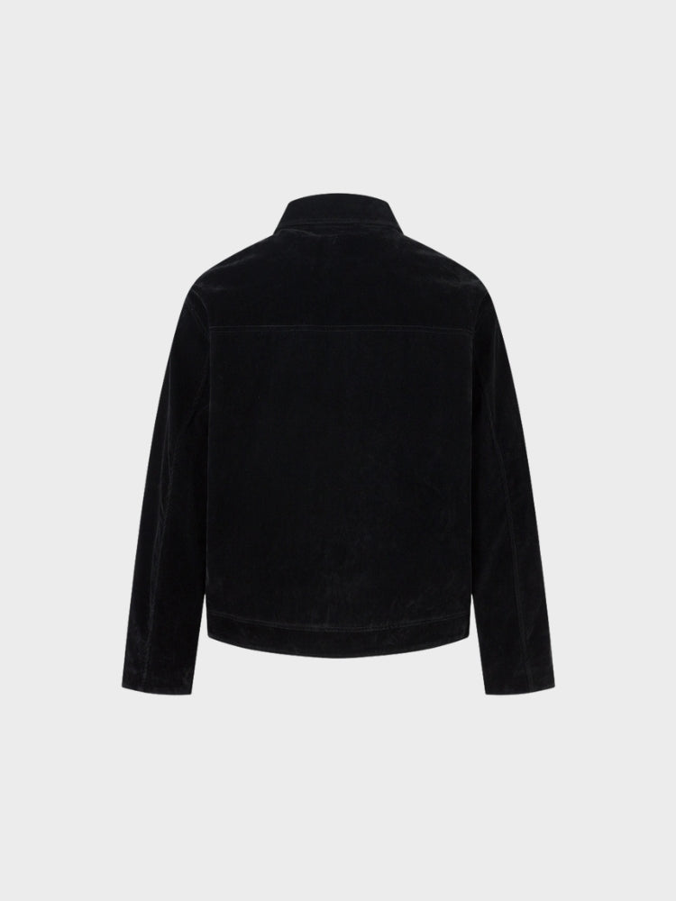 DCRB Retro Spliced Suide Jacket