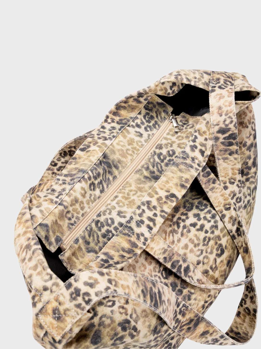 DCRB Leopard Crossbody Bag with Zipper