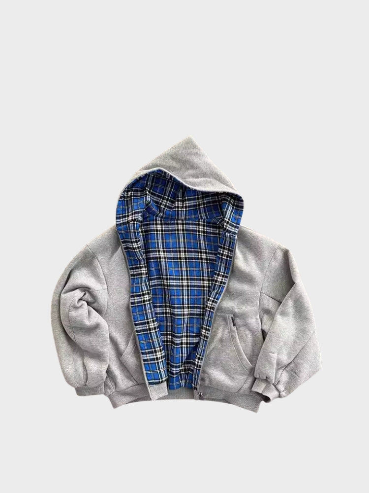 DCRB Inside Out Checkered Zipper