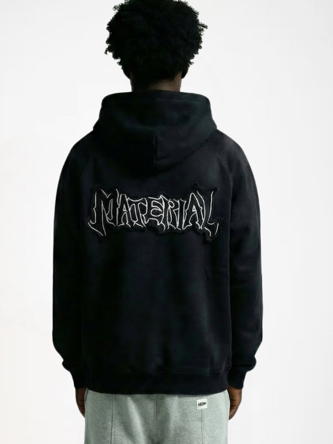 DCRB Distressed Material Zip-Up