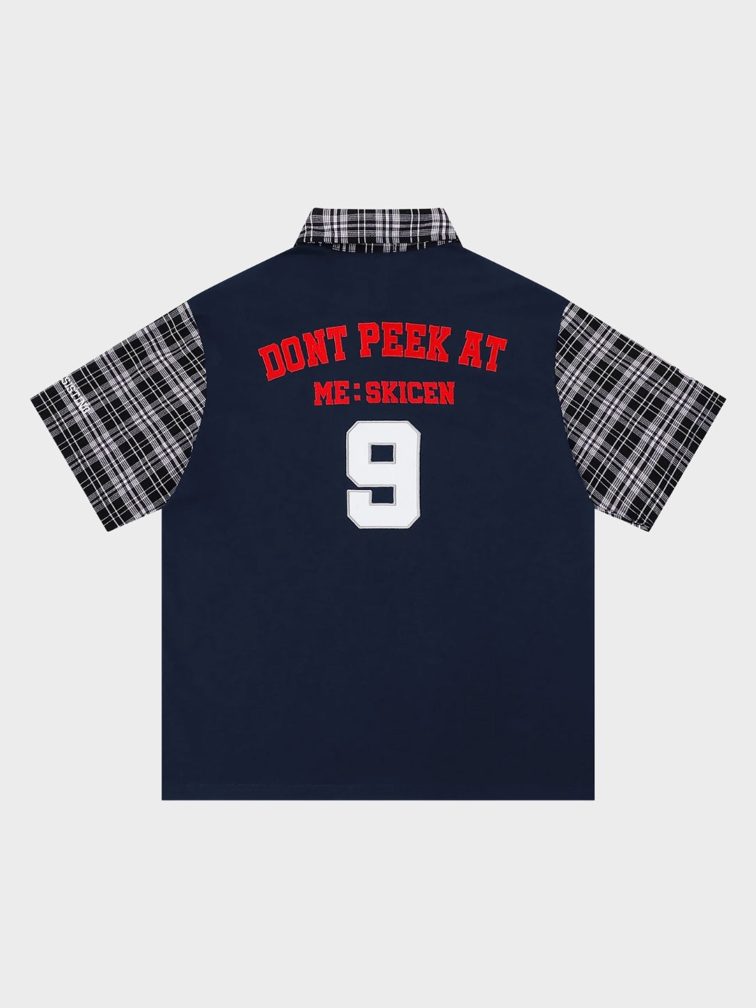 DCRB Plaid Sleeve Polo Shirt