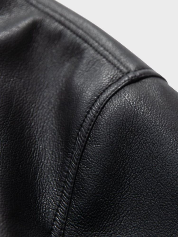 DCRB x Sade Faux Leather Bomber Jacket