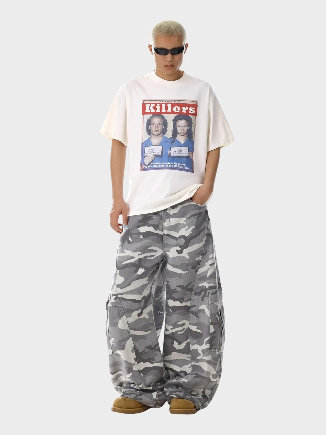 DCRB Grey Camo Cargo Denim