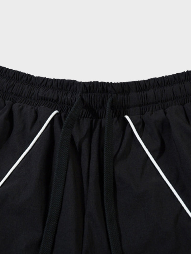 DCRB Y2K White Striped Sport Joggers