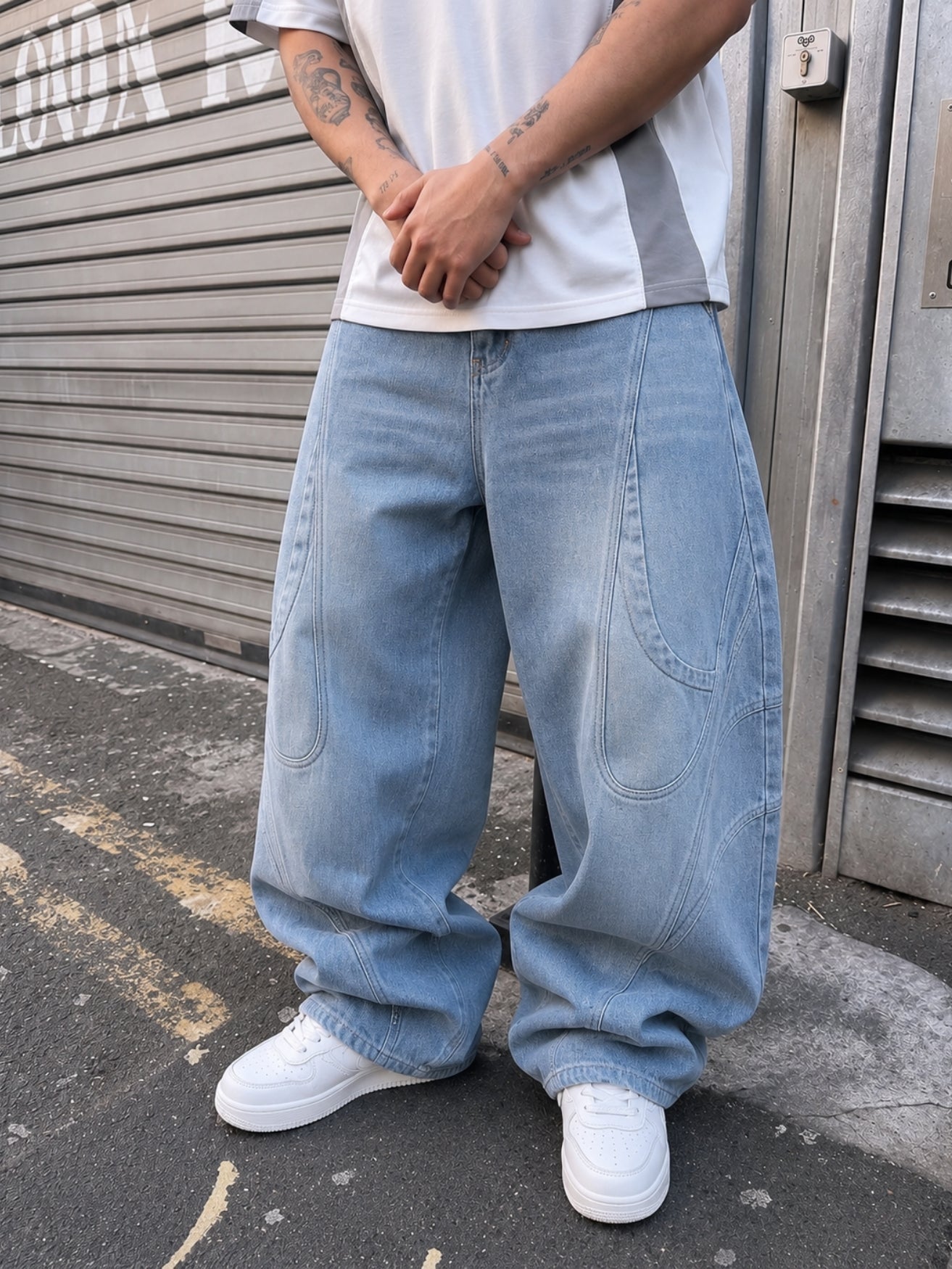 DCRB Panel Denim Jeans