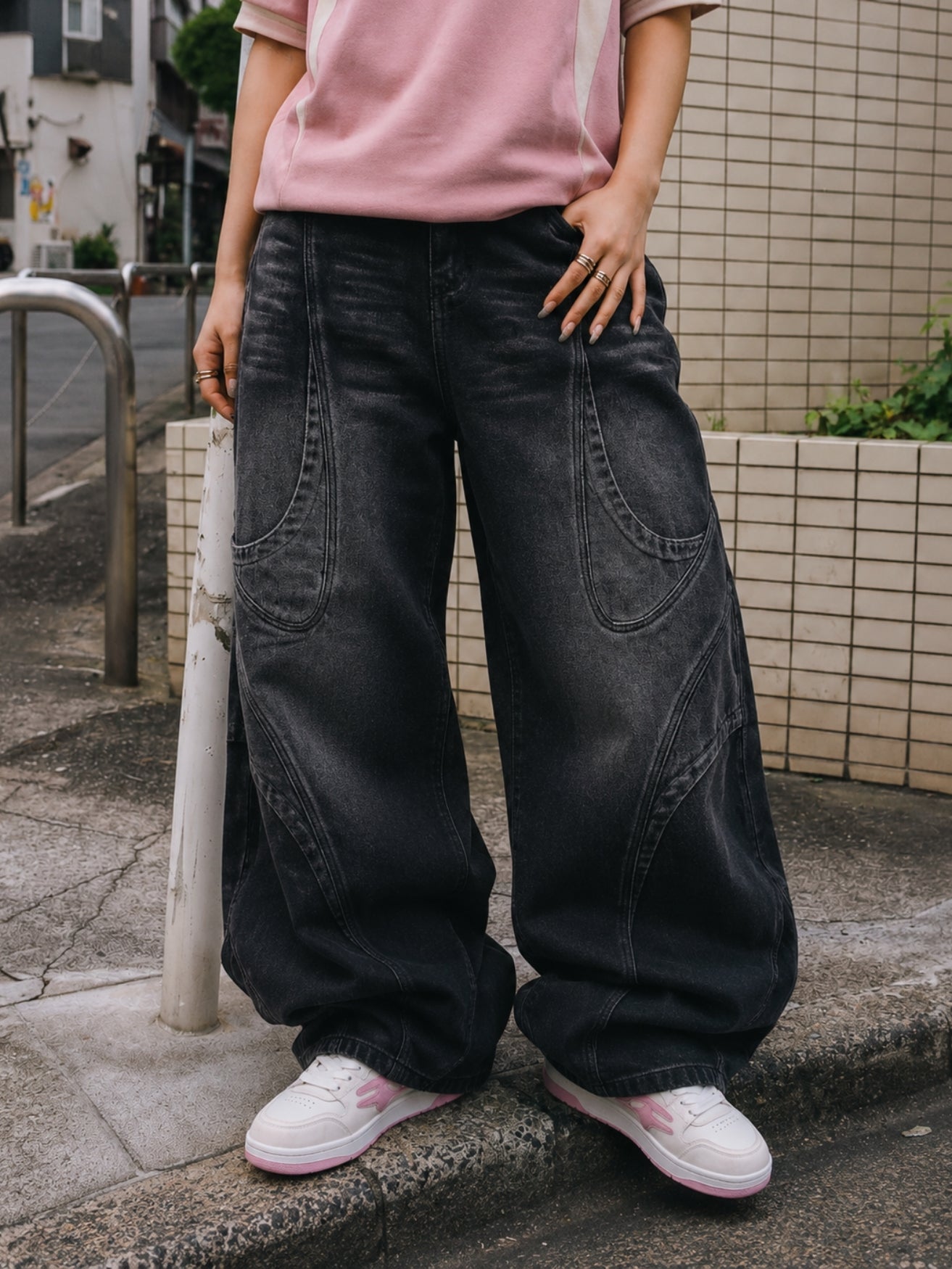 DCRB Panel Denim Jeans