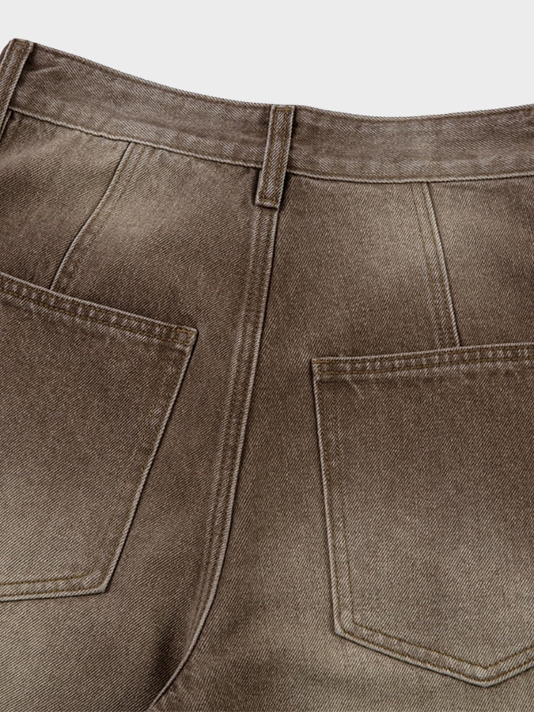 DCRB Washed Workwear Barrel Jeans