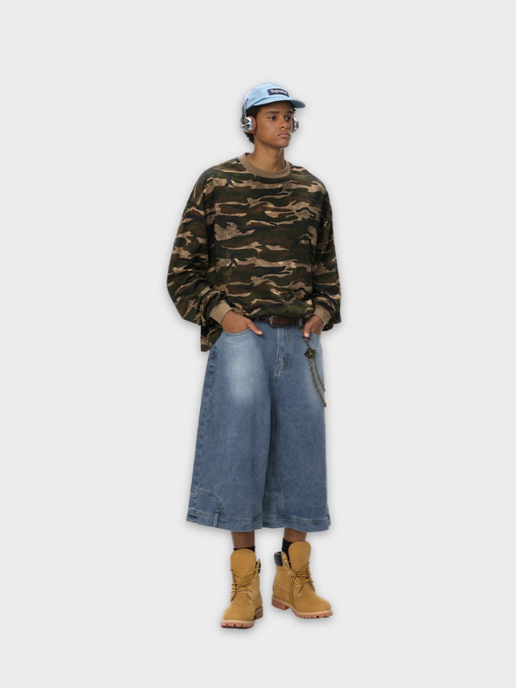 DCRB Camo Boxy Fit Longsleeve