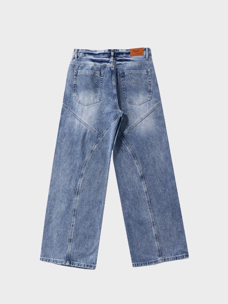 DCRB Baggy Denim Jeans - Grey/Blue