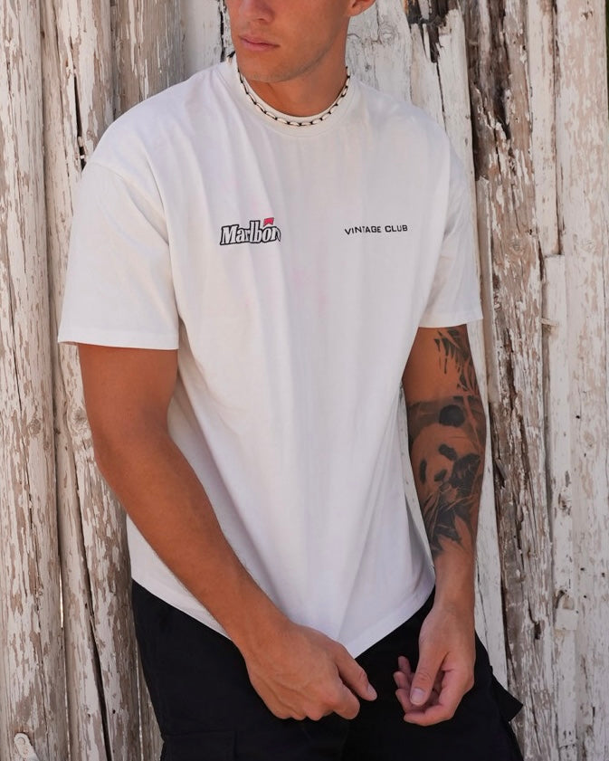 Camiseta vintage de corrida Marlboro