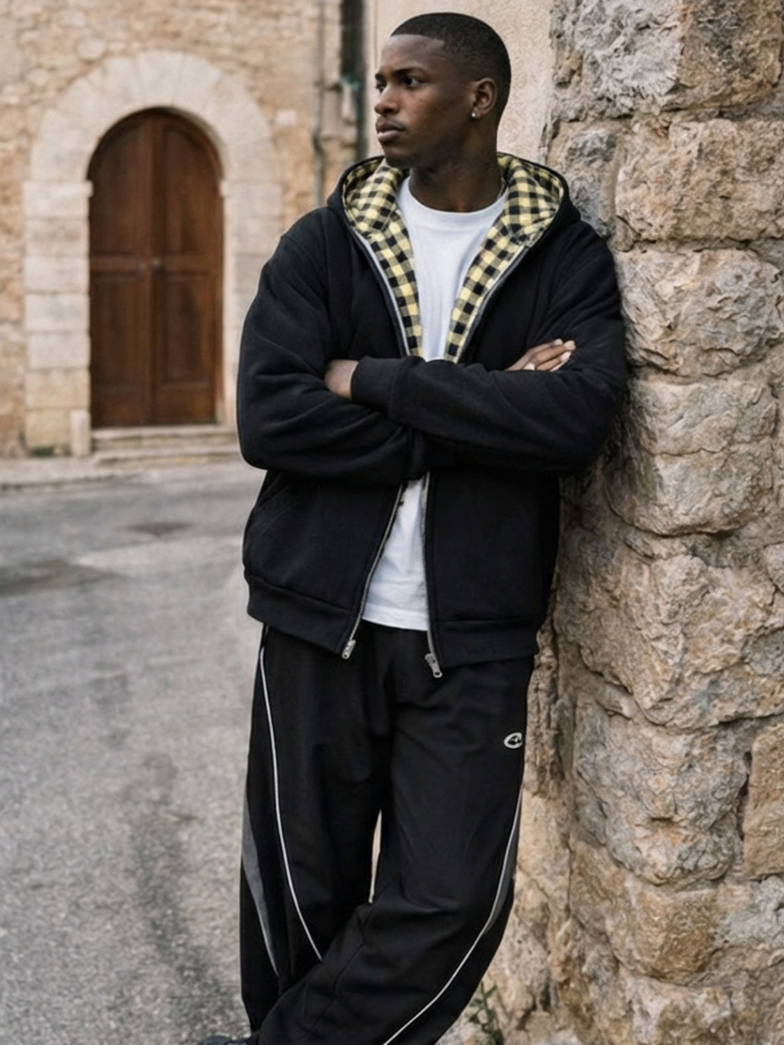 DCRB Inside Out Checkered Zipper