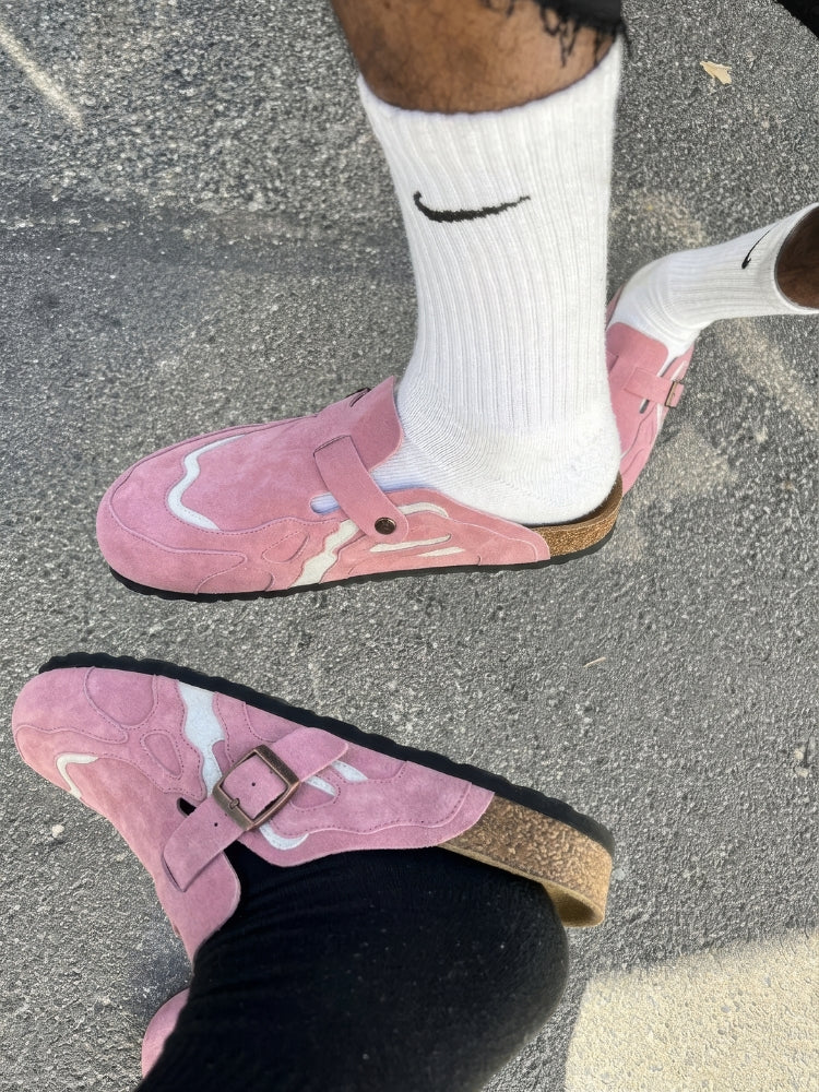 DCRB Wavey Clogs - Dusty Pink