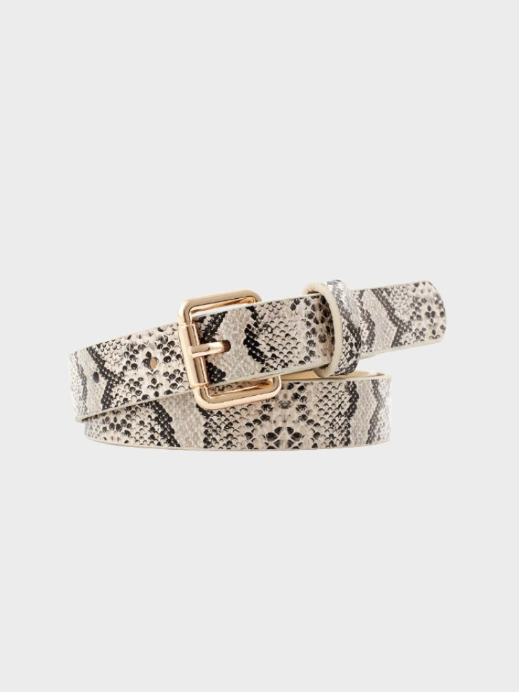 DCRB Snake Print Belt