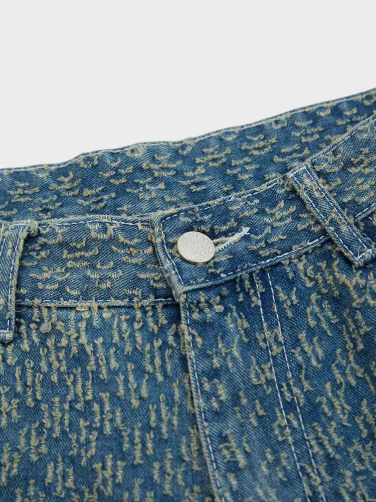 DCRB Textured Wide Leg Jorts