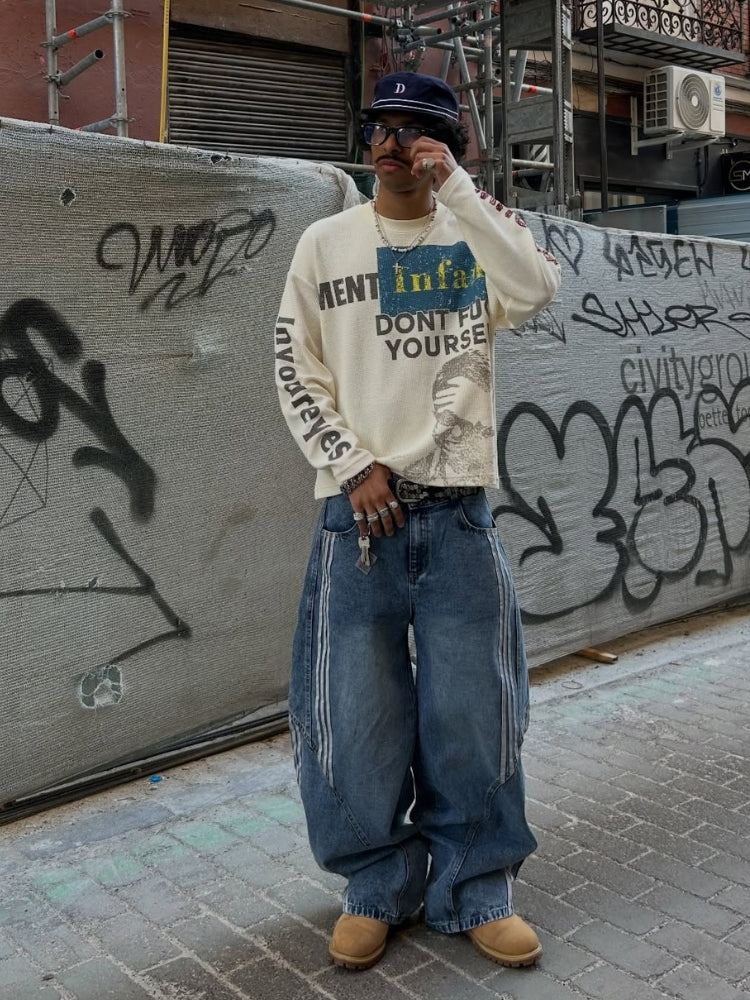 DCRB Vintage Copycat Print Longsleeve