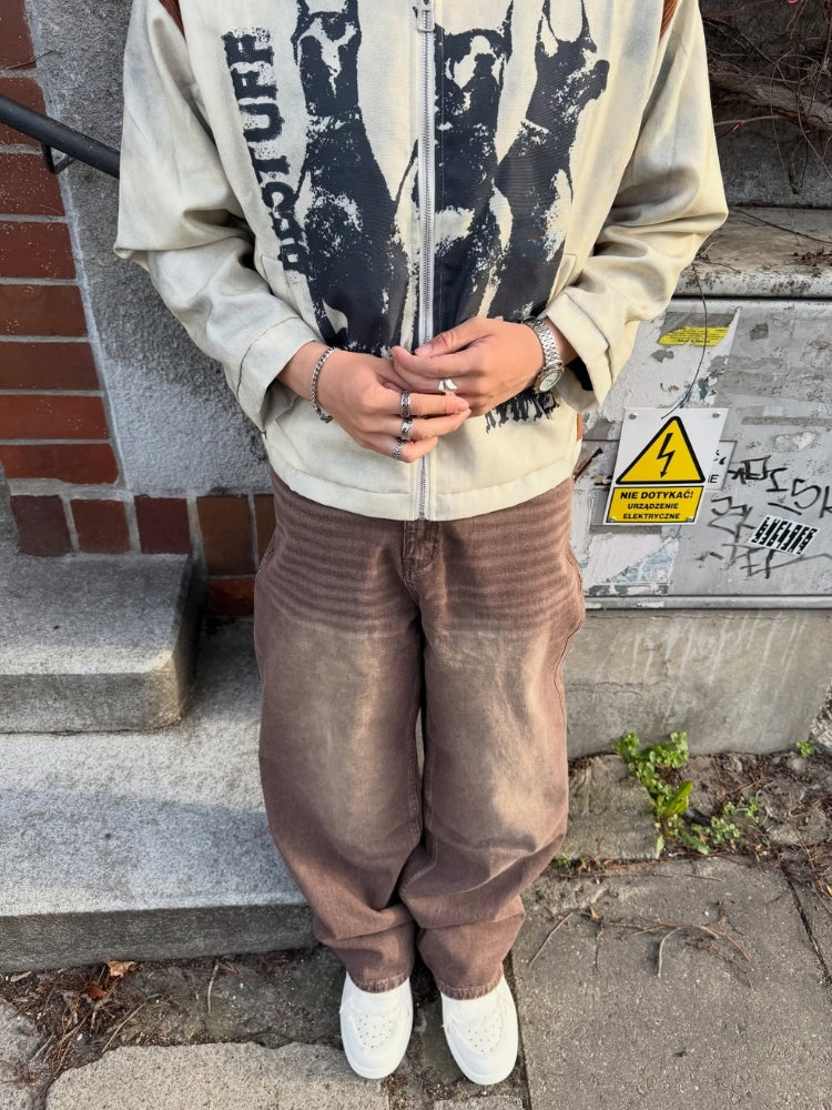 DCRB Baggy Mocha Denim Jeans