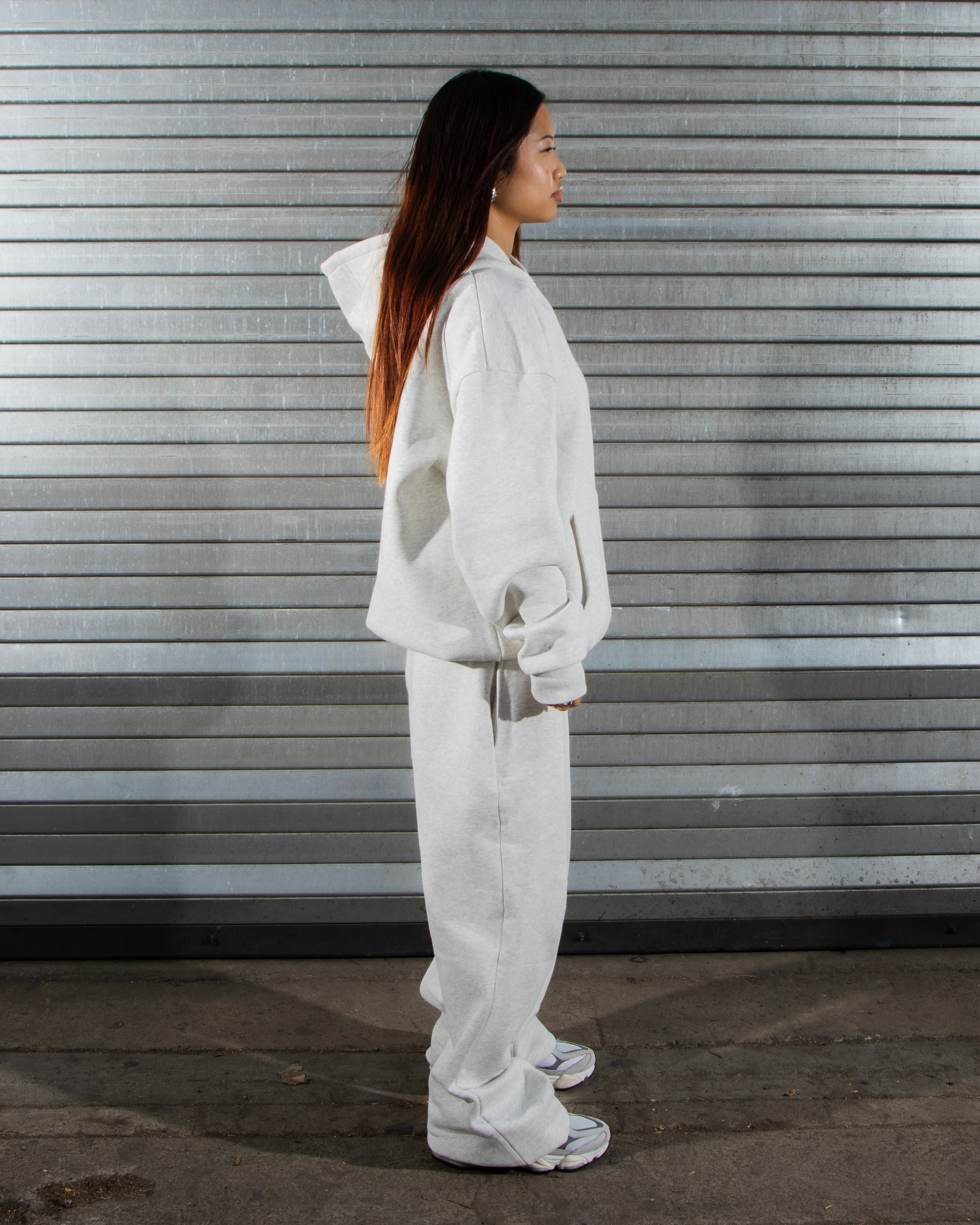 Light Grey Tracksuit Set