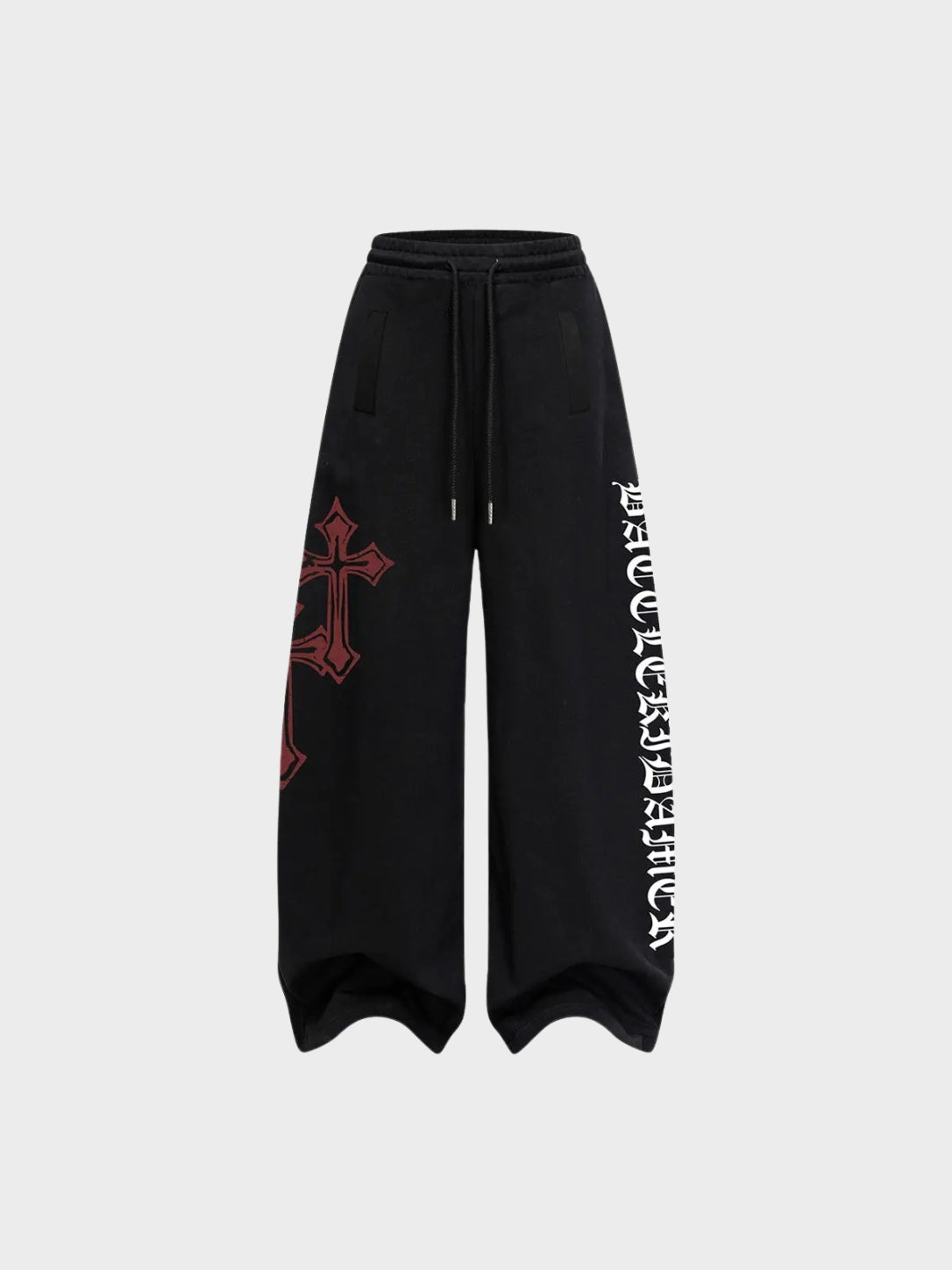 DCRB Cross Print Baggy Joggers