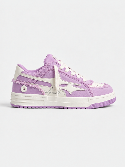 DCRB Distressed Lavendel Sneakers in Lavender