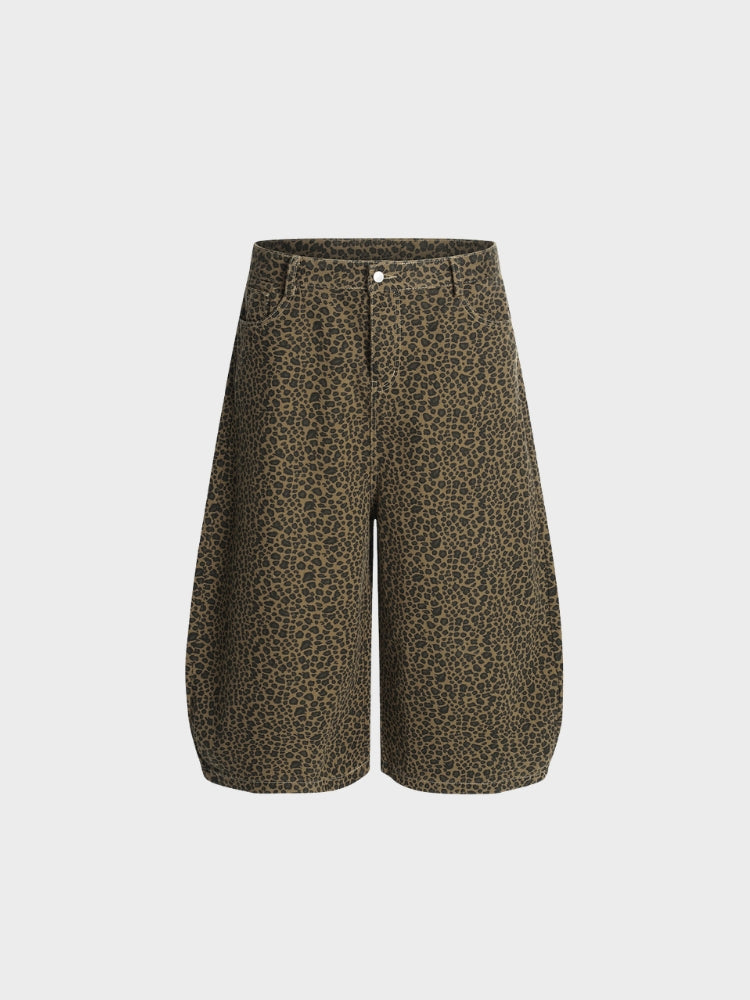 DCRB Leopard Jorts