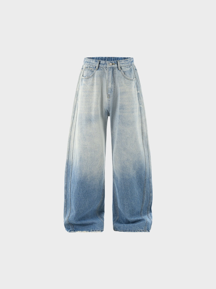DCRB White Washed Baggy Denim