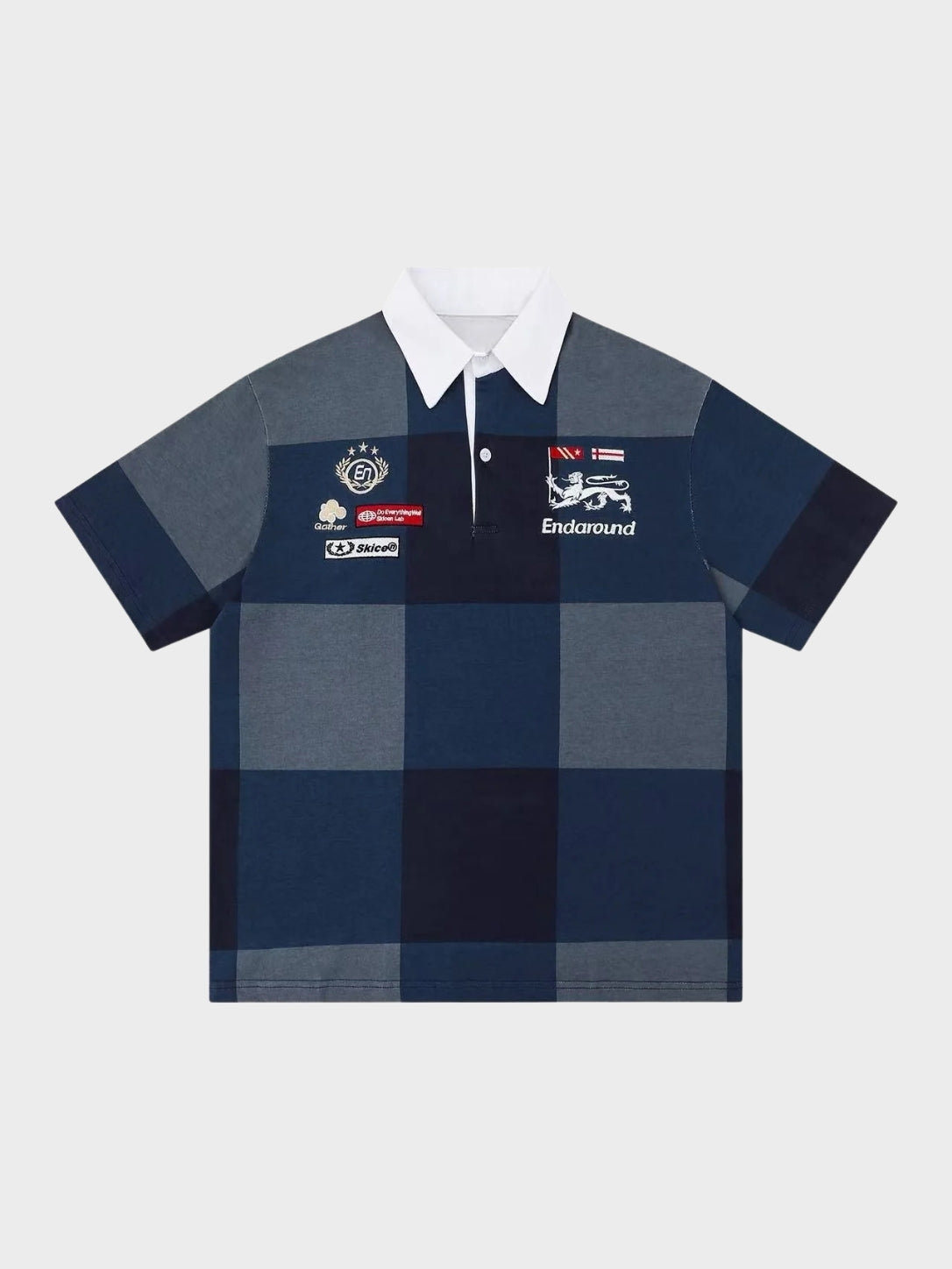 DCRB Checkered Polo Shirt